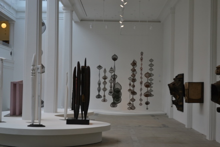 Installation view, Louise Bourgeois, Ruth Asawa, Lee Bontecou