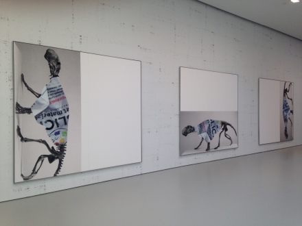 Michael Riedel at David Zwirner (Installation View)2