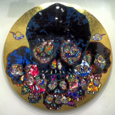 Takashi Murakami at Perrotin, via Art Observed
