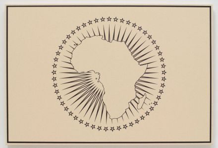 Fred Wilson, Untitled (African Union) (2011), via Pace Gallery