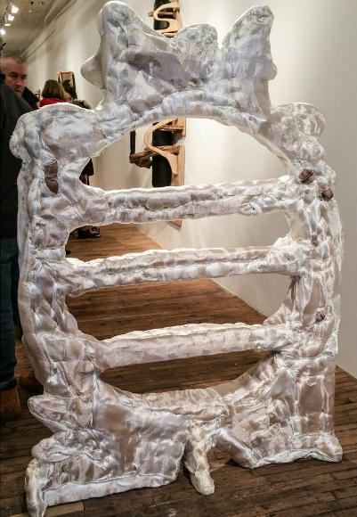 Jessi Reaves, Engine Room Shelving (Recollection Wedding Edition) (2015), via Art Observed
