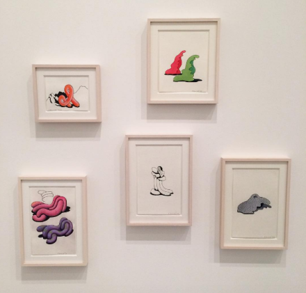 Ken Price, Drawings (Installation View), via Art Observed