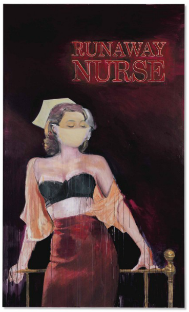 Richard Prince, Runaway Nurse (2005-2006), via Christie's