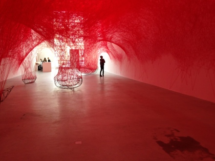 Chiharu Shiotaâ€™s Uncertain Journey (Installation View)