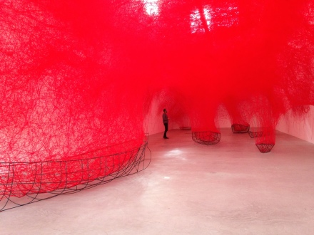 Chiharu Shiotaâ€™s Uncertain Journey (Installation View)