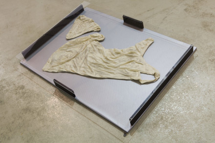 Jimmie Durham, Discarded Underwear of the Venus Medici (2013), via kurimanzutto