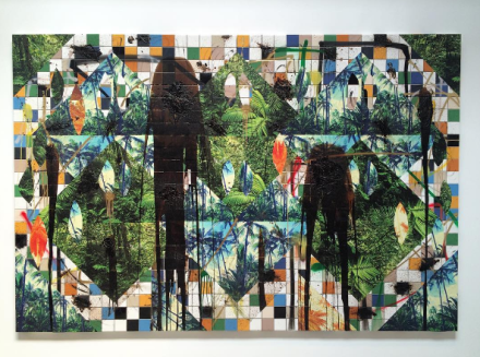 Rashid Johnson, Untitled Escape Collage (2015), via Art Observed