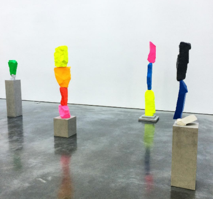 Ugo Rondinone, the sun at 4pm (Installation View), via Art Observed