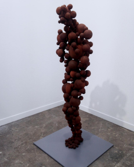 Antony Gormley, Standing Matter XXXVII (2011) at Xavier Hufkens, via Art Observed
