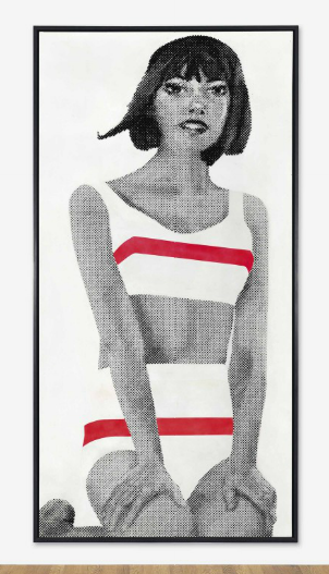 Gerald Laing, Beach Wear (1964), via Christie's