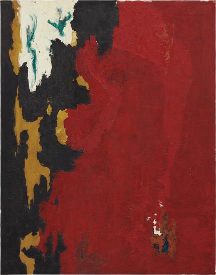 Clyfford Still, Untitled (1948), via Phillips
