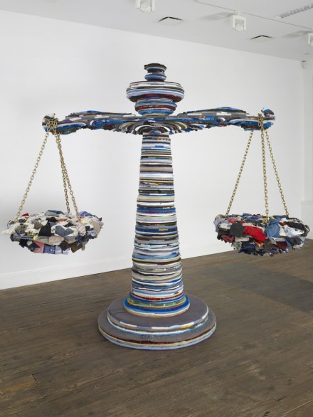 Nari Ward, Blank Scale (2012), via Lehmann Maupin
