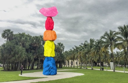 Ugo Rondinone. Miami Mountain (2016), via Bass Museum