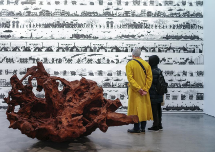Ai Weiwei, Roots and Branches at Lisson (Installation View), via Art Observed
