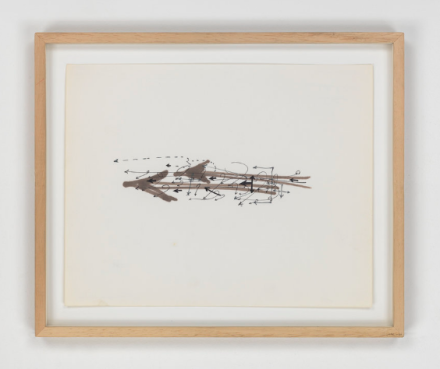 Gordon Matta-Clark, Arrows (notebook) (1974), via Marian Goodman