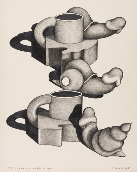 Ken Price, Von Bayros Snail Cups (1968)