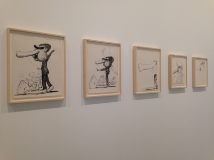 Philip Guston, Laughter in the Dark (Installation View) 