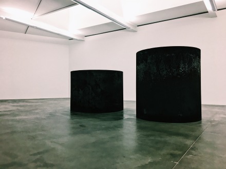 Richard Serra, Rounds: Equal Weight, Unequal Measure, 2016, via Art Observed