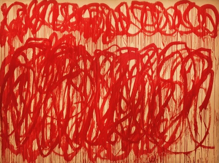 Cy Twombly, (Installation View), via Art Observed