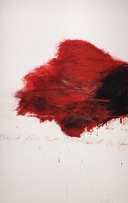 Cy Twombly, Exhibition View, via Art Observed