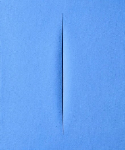 Lucio Fontana, Concetto Spaziale, Attesa (1964-1965), via Cardi Gallery