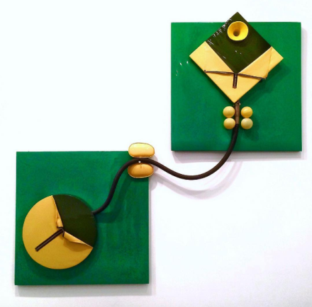 Miguel Ángel Cárdenas, Green Couple (1966), via Kelly Lee for Art Observed
