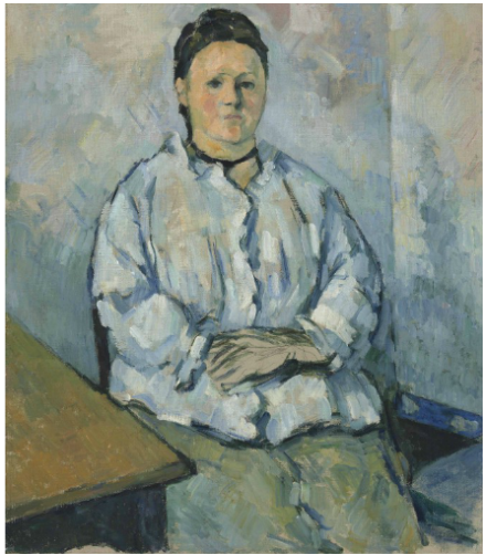 Paul Cezanne, Femme assise (1879), via Christies