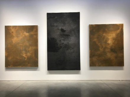 Pier Paolo Calzolari, Untitled (three felts) (2008 - 2014), via Art Observed