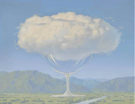 René Magritte, La corde sensible (1960, via Christie's