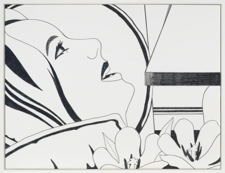 Tom Wesselmann, Bedroom Face Drawing (1977-1979), via Gagosian Gallery