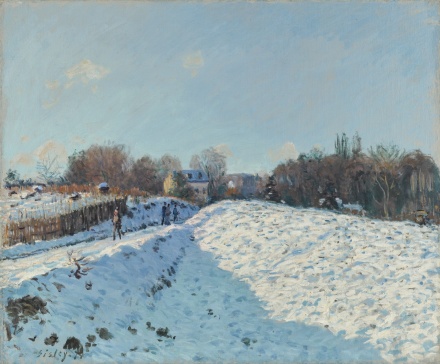 Alfred Sisley, Effet De Neige À Louveciennes (1874), via Sotheby's