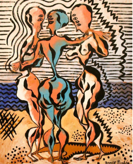 Francis Picabia, The Three Gracias (1924-27), via Art Observed
