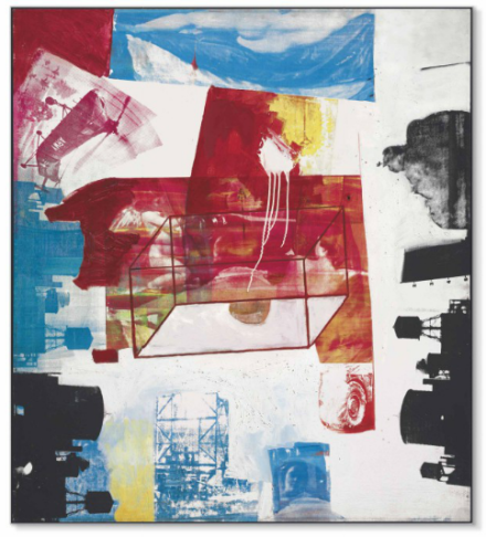 Robert Rauschenberg, Transom (1963), via Christie's