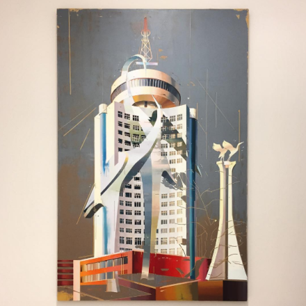 Cui Jie, Cranes House #4 (2015), via Art Observed