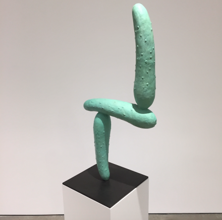 Erwin Wurm, Modernist Pickle (2016), via Art Observed