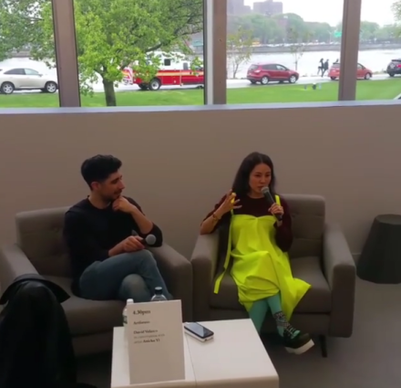 David Velasco and Anicka Yi in conversation, via Art Observed