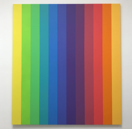 Ellsworth Kelly, Spectrum IX (2014), via Art Observed