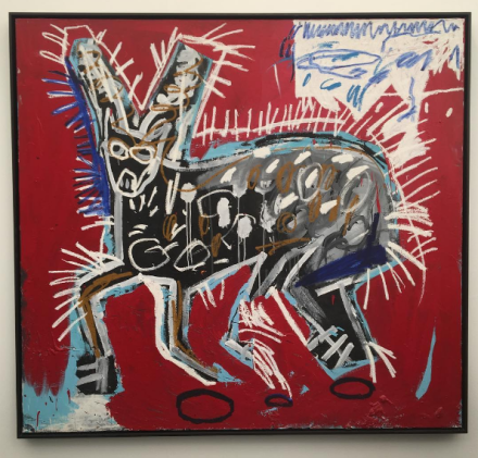 Jean-Michel Basquiat at Eykyn-Maclean, via Art Observed