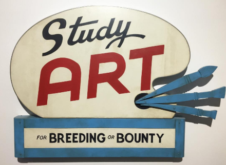 John Waters implores visitors to Study Art, via