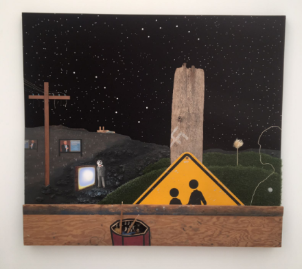 Llyn Foulkes at Sprüth Magers, Frieze New York, via Art Observed