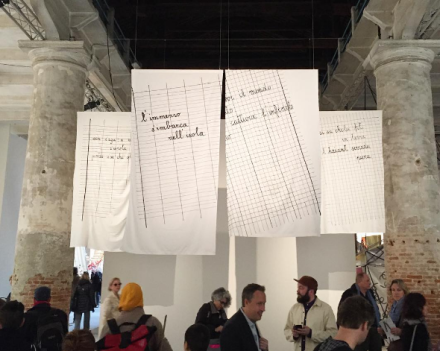 Maria Lai at the Arsenale, via Art Observed
