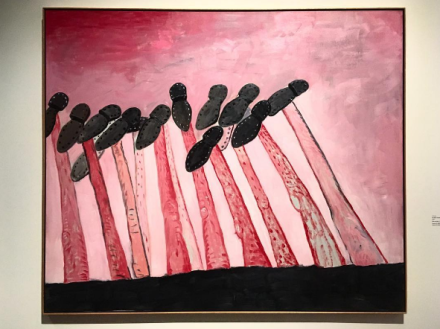Philip Guston and the Poets (Installation View), via Art Observed