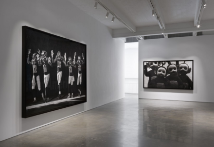 Robert Longo, The Destroyer Cycle (Installation View), via Art Observed
