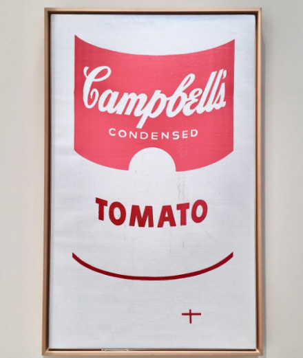 Andy Warhol, Large Campbell's Soup Can (1964), via Art Observed