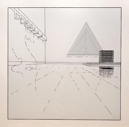 Louise Lawler, Triangle (traced), (2008:2009:2013), via Art Observed