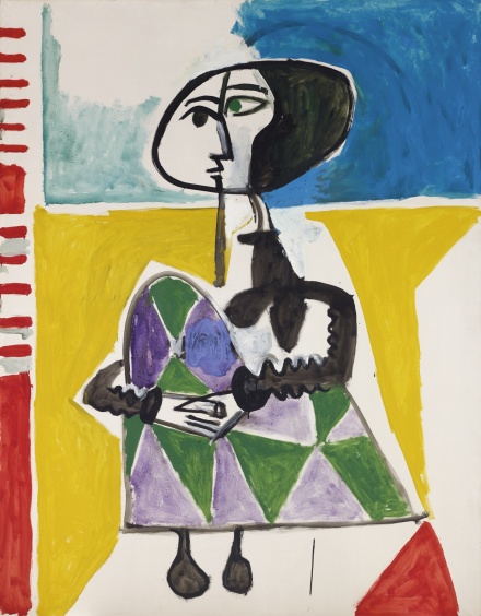 Pablo Picasso, Femme accroupie (1954), via Sothebys