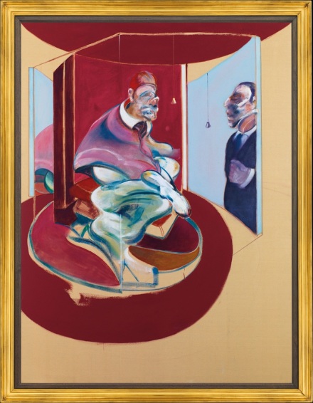 Francis Bacon, Study of Red Pope 1962. 2nd Version (1971), via Christie's