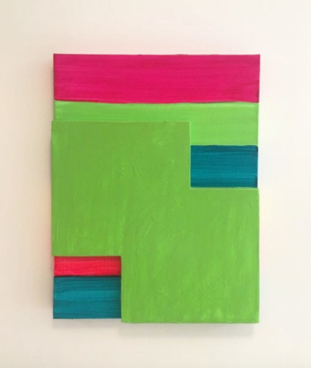 Mary Heilmann, Green Mirage (2017), via Art Observed
