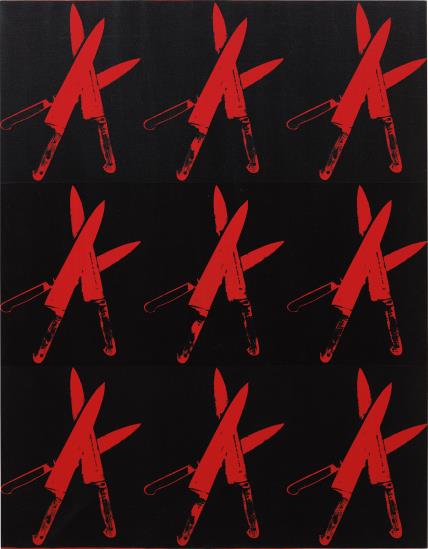 Andy Warhol, Knives (1982), via Phillips