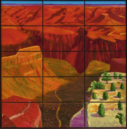 David Hockney, Fifteen Studies of the Grand Canyon (1998), via Sothebys